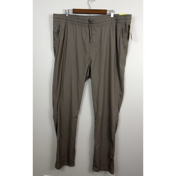 Ripstop Pants Men's Size XL All in Motion Moisture Wicking Brown NWT - Picture 1 of 11